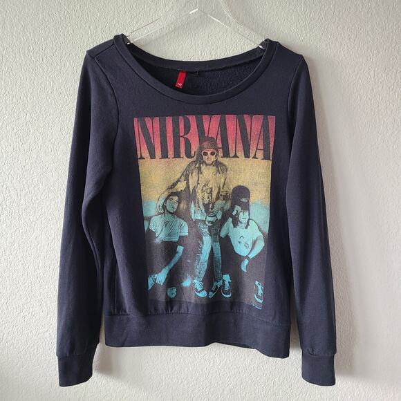 Nirvana 2011 Black Sweatshirt With Band Members - Picture 1 of 10